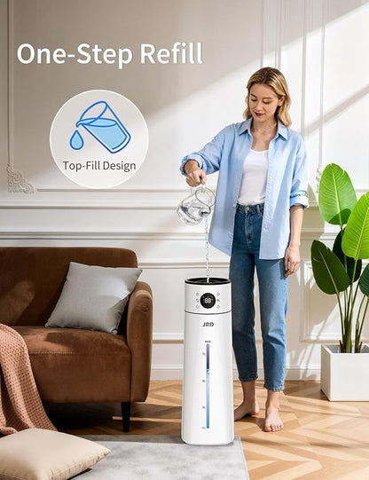 JRD Humidifier Large Room 8L/ 2.1Gal, Ultrasonic Cool Mist - Image 6