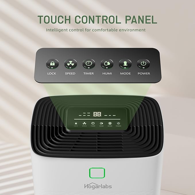 80 Pints Energy Star Dehumidifier Basement Home, Smart Silent Dehumidifier - Image 6