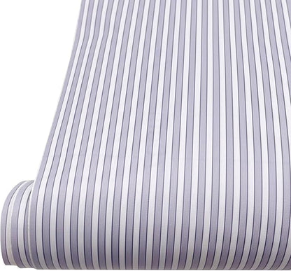 Yifely Blue White Stripes Shelf Liner Drawer Units Decor Sticker Self-Adhesive - Image 13
