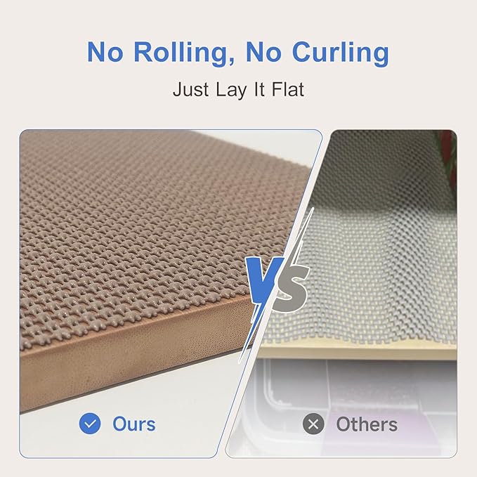 Shelf Liner Non Adhesive Cabinet and Drawer Liner, Upgrade Durable Folded Slip - Image 6