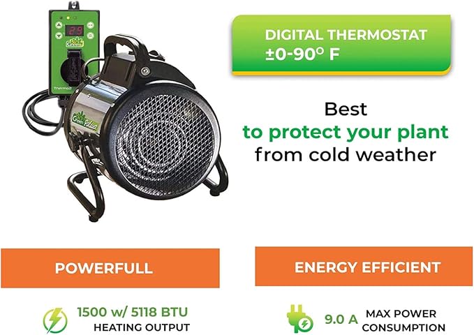 BioGreen Electric Greenhouse Heater & Fan - Image 4