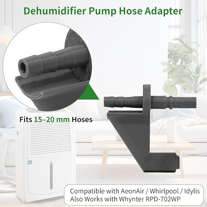 Upgraded Dehumidifier Drain Hose Adapter, Secure Fit Drainage Pipe Replacement - Image 3