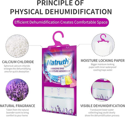 NATRUTH Moisture Absorber 7 HangingPackets（9.8oz*7）+ 3 Portable Boxs, - Image 2