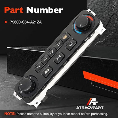 Climate Control Module A/C Heater Air Conditioning Panel Compatible - Image 2