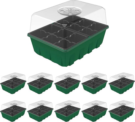 Gardzen 10-Set Garden Propagator Set, Seed Starter Trays by Gardzen