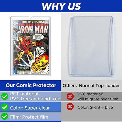 Comic Book Bags, Comic Book Top Loaders Fits Current - Image 2
