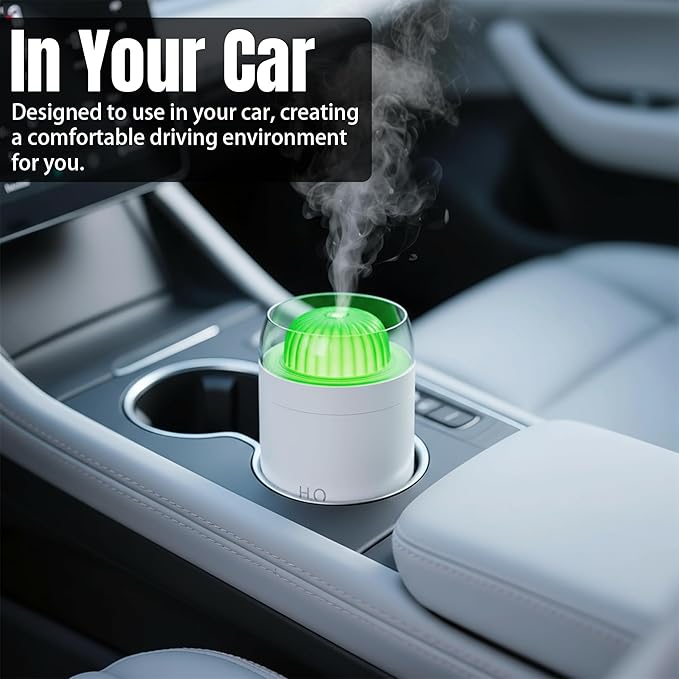 Cactus Mini Humidifier - 500ml USB Powered Portable Small Desktop Air - Image 4