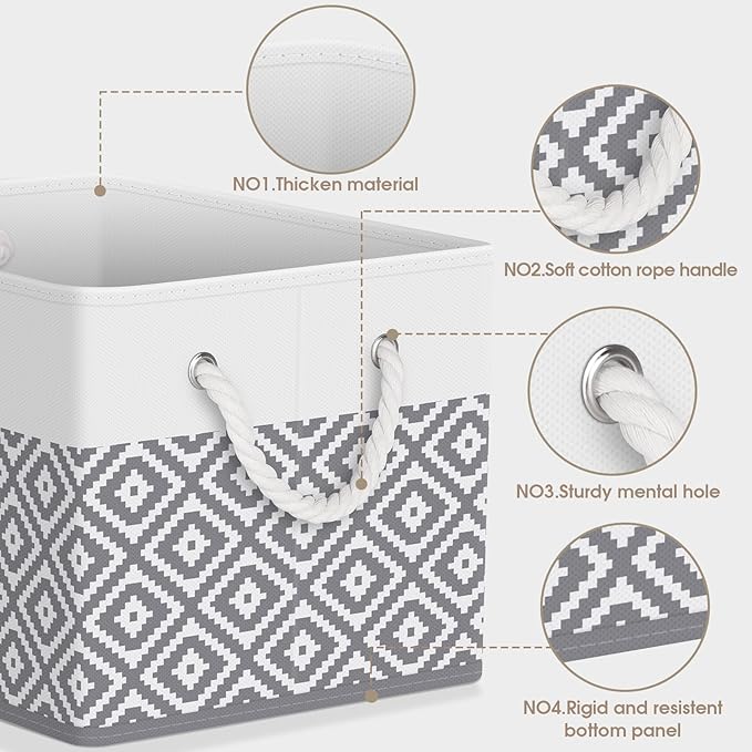 Storage Bins, Collapsible Storage Basket - Image 4