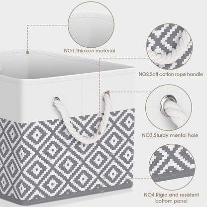 Storage Bins, Collapsible Storage Basket - Image 4