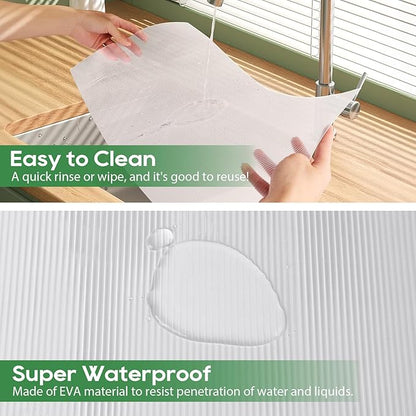 Anoak Shelf Liner Cabinet Liner, Non Adhesive Drawer Liner, Washable 24 Inch x - Image 3