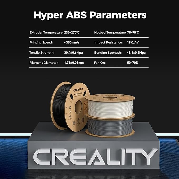 Creality Hyper ABS Filament for K1/K1 Max/K2/K2 Plus, Official 3D Printer - Image 9