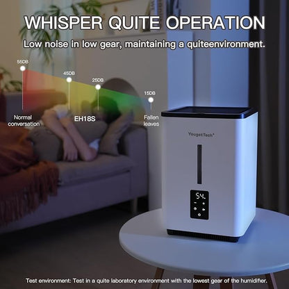 Evaporative Humidifiers for Bedroom Large Room|1.55Gallons|20W evaporative cool - Image 4