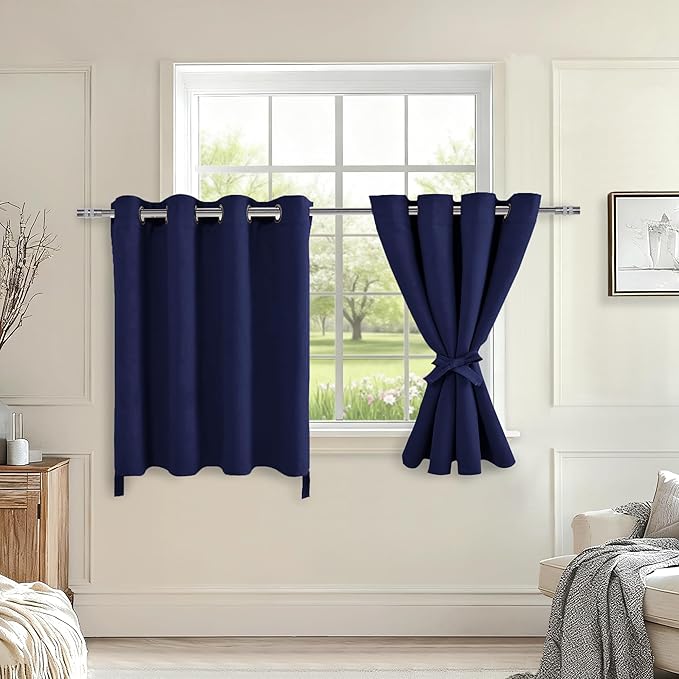 Hiasan RV Blackout Curtains for Bedroom, 52 x 30 Inches Long by Hiasan
