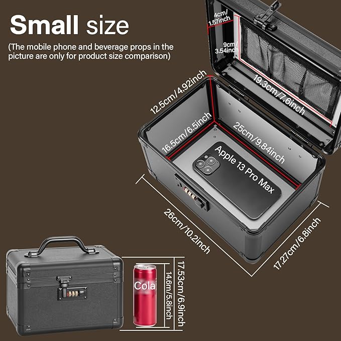 Medicine Lock Box, Lockable Storage Box - Image 3