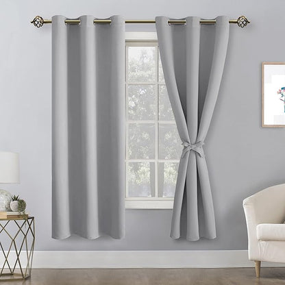 Hiasan Blackout Curtains for Bedroom and Living Room, Light Blocking, Noise - Image 2