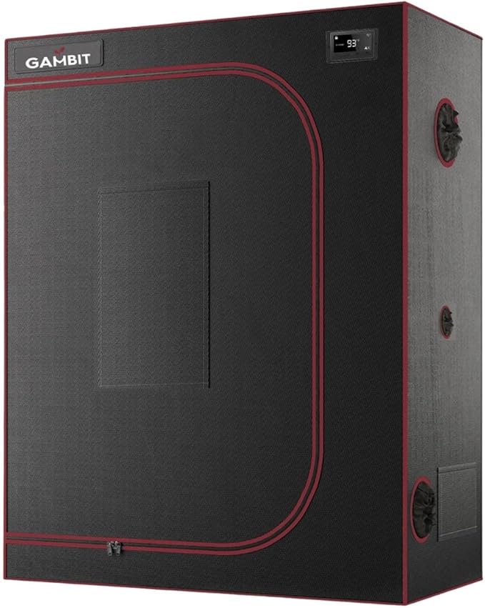Bud Bunker 4x2 Grow Tent, Thickest 25mm/1-Inch Poles, Heavy-Duty 2000D Diamond by GambitGrowing