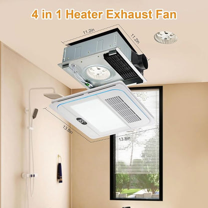 13.8 IN Bathroom Exhaust Fan - Image 2