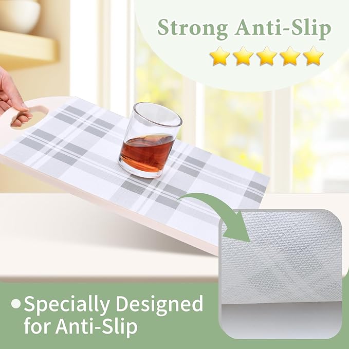 Drawer and Shelf Liner for Kitchen Cabinet: 12 in X 20 Ft Non Slip Waterproof - Image 2