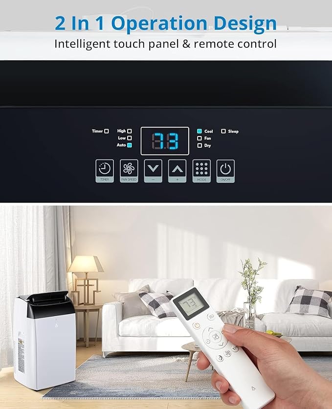 14000 BTU Portable Air Conditioner, 3-in-1 AC Unit - Image 6