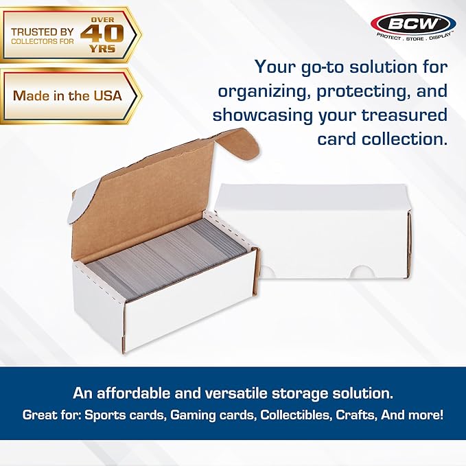 BCW 400-Count Trading Card Storage Box | Baseball Card Storage Box - Image 2