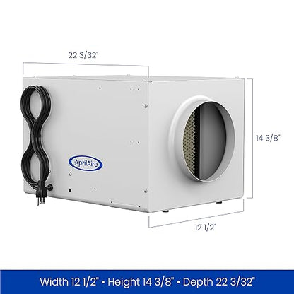 AprilAire 300 Self-Contained Fan Powered Whole-House Humidifier, - Image 7
