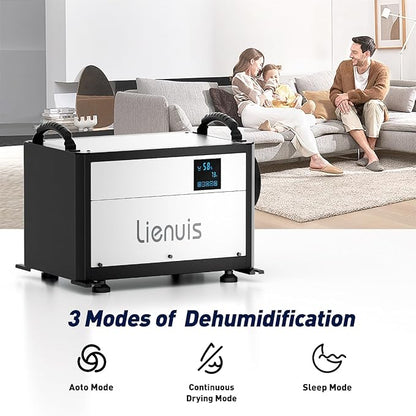 Crawl Space Dehumidifier with Drain Hose, 110 Pint Commercial Dehumidifier - Image 8