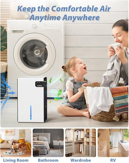 Dehumidifier, 95 OZ Dehumidifiers - Image 7