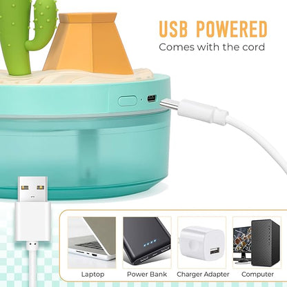 Cactus Mini Humidifier, Cute Desktop Humidifiers - Image 5