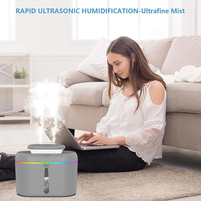 2L humidifiers for bedroom humidifier Home Ultra-Quiet 28 dB Quiet Supersized - Image 2