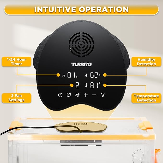 TURBRO 55L Pet Incubator, Precision Temperature Control - Image 3