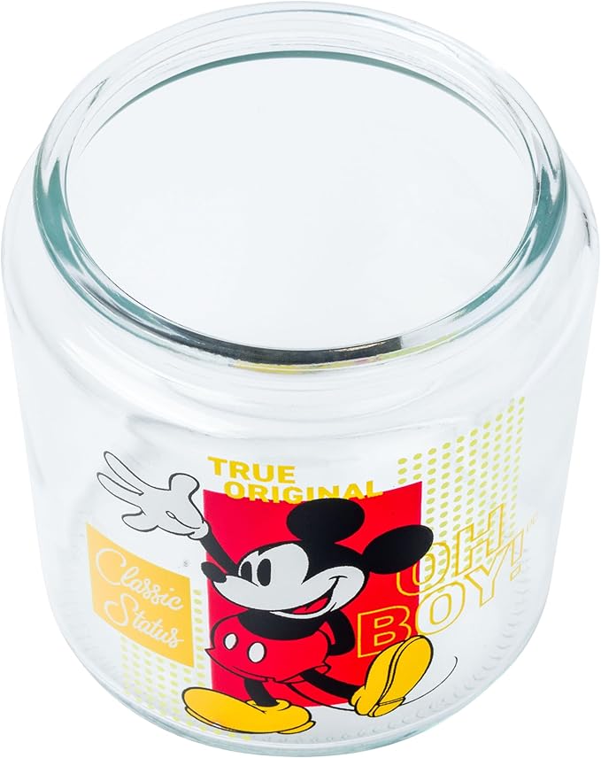 Silver Buffalo Disney Mickey Mouse Glass Jar - Image 4