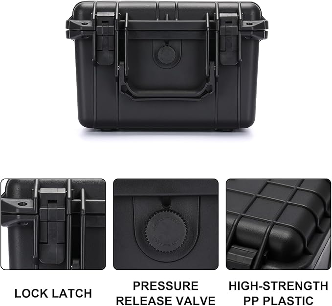 Mayouko Portable Tool Box with Shock- Proof Sponge, Water Proof Grade IP67 - Image 4
