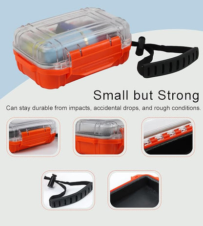 Small Waterproof Box Mini Dry Box Waterproof Container Watertight Storage Case - Image 6