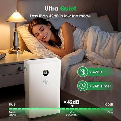 6, 500 Sq.Ft Dehumidifier for Basement - Image 6