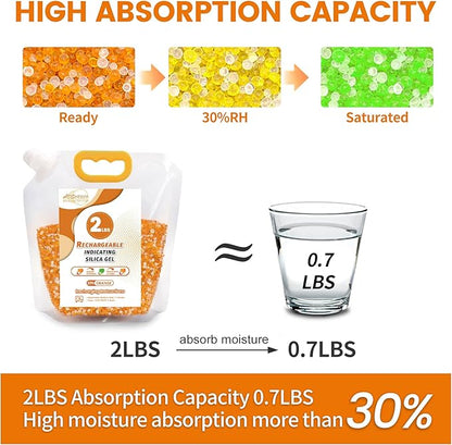 Silica Gel Desiccant Beads – Reusable Desiccant Bulk 3mm Beads - Image 3