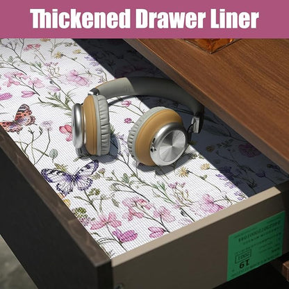 Drawer and Shelf Liner for Kitchen Cabinets, Non-Adhesive Drawer Liner - Image 4