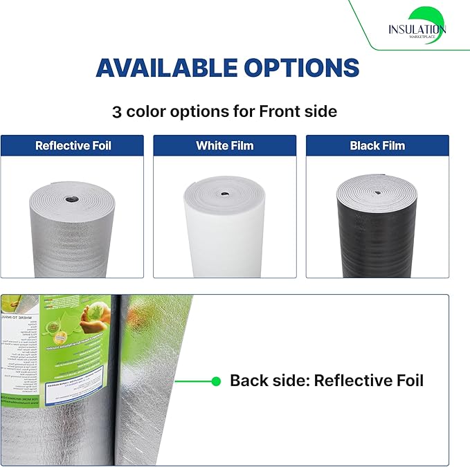 SmartSHIELD -10mm 48" x 50ft R22 Reflective Insulation roll, Foam Core Radiant - Image 4