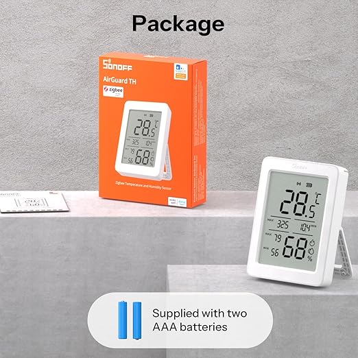 SONOFF AirGuard TH, Indoor Smart Zigbee Temperature and Humidity Sensor - Image 8
