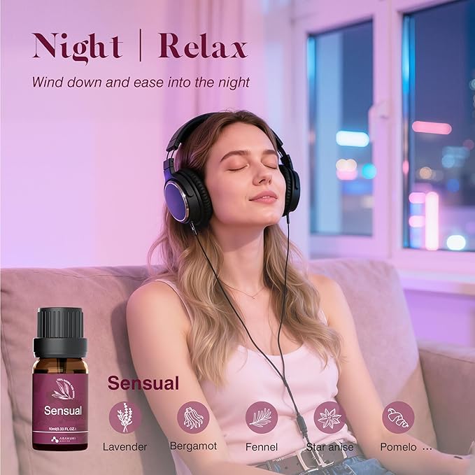 ASAKUKI Essential Oils for Diffuser – 6 Mood Essential Oil Blends for Morning - Image 8