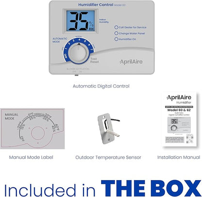 AprilAire 60 Automatic Digital Whole-House Humidifier Control Humidistat - Image 4