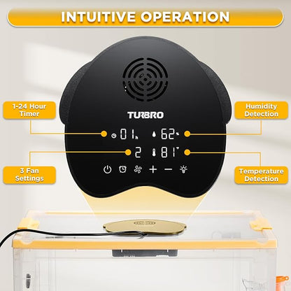 TURBRO 85L Pet Incubator, Precision Temperature Control - Image 3