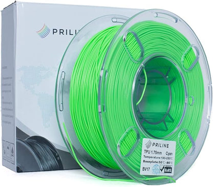 TPU Filament，PRILINE 98A TPU Flexible Soft 3D Printer Filament，1KG 1.75mm Spool - Image 4