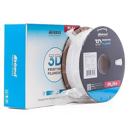 INLAND Micro Center PLA Plus 3D Printer Filament 1.75mm, 4 Pack Filament Bundle - Image 8