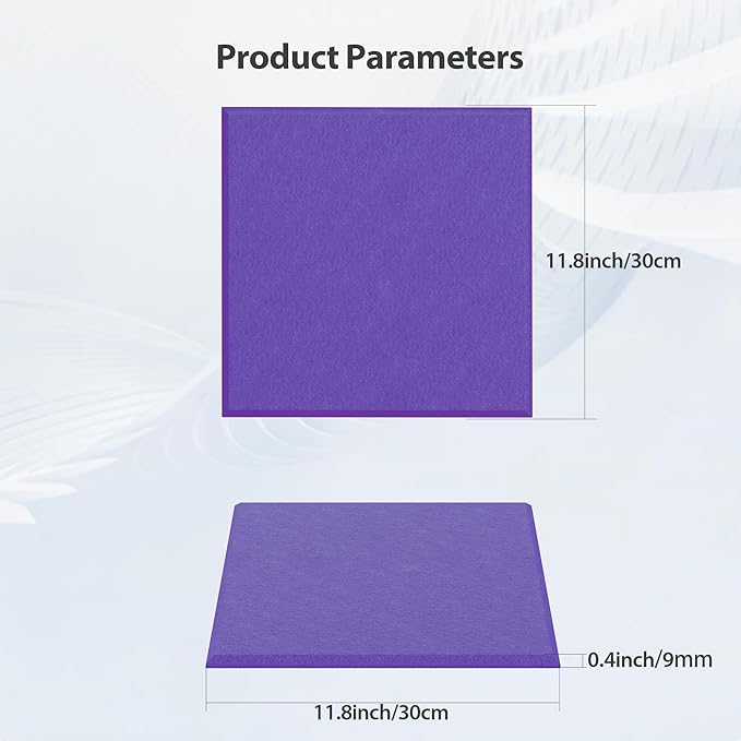 12 Pack Acoustic Panels Self Adhesive Sound Proof Foam, High Density Sound - Image 6