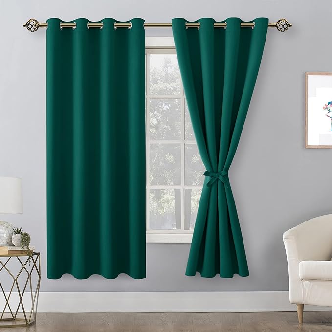 Hiasan Blackout Curtains for Bedroom, 52 x 63 Inches Length - Image 7