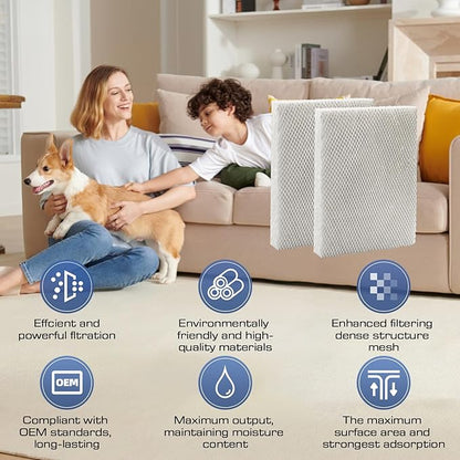 4 Pack 35 Water Panel Humidifier Filter Replacement 10" x 13" - Image 8