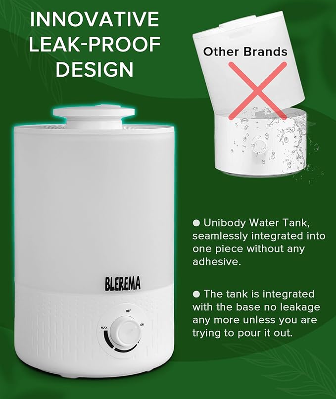 3L No Leak Plant Humidifiers for Grow Tent Greenhouse and Grow Room, Auto Shut - Image 2