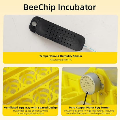 Egg Incubator for Hatching Eggs, Automatic Egg Turner & Digital Humidity Control - Image 2