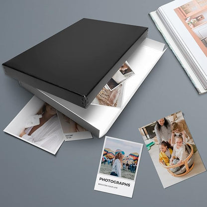 Lineco Museum Archival Storage Box, 11.75x17.75x1.5 in. Drop Front Design. - Image 6