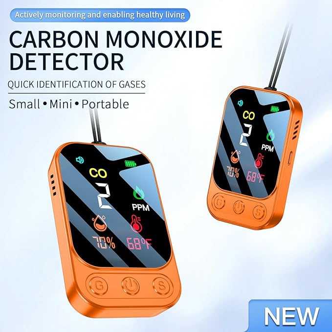 Travel Carbon Monoxide Detectors Mini Size Portable CO Detector - Image 7